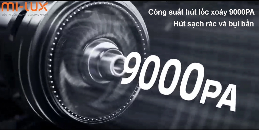 robot h&uacute;t bụi lau nh&agrave; Mi-lux INXNI A1 Mix lực h&uacute;t 9000Pa