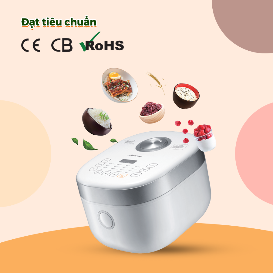 Nồi Cơm Điện Cao Tần Giảm Đường Dreamer DKA-IRC118 – 1.8 L, 18 Chế Độ, CôngNghệ IH